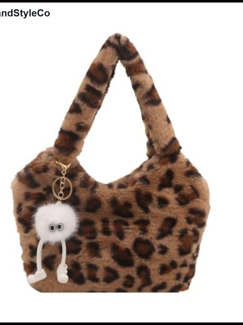 Faux Leather Leopard Tote Bag Large Capacity Hobo Shoulder Bag for Work